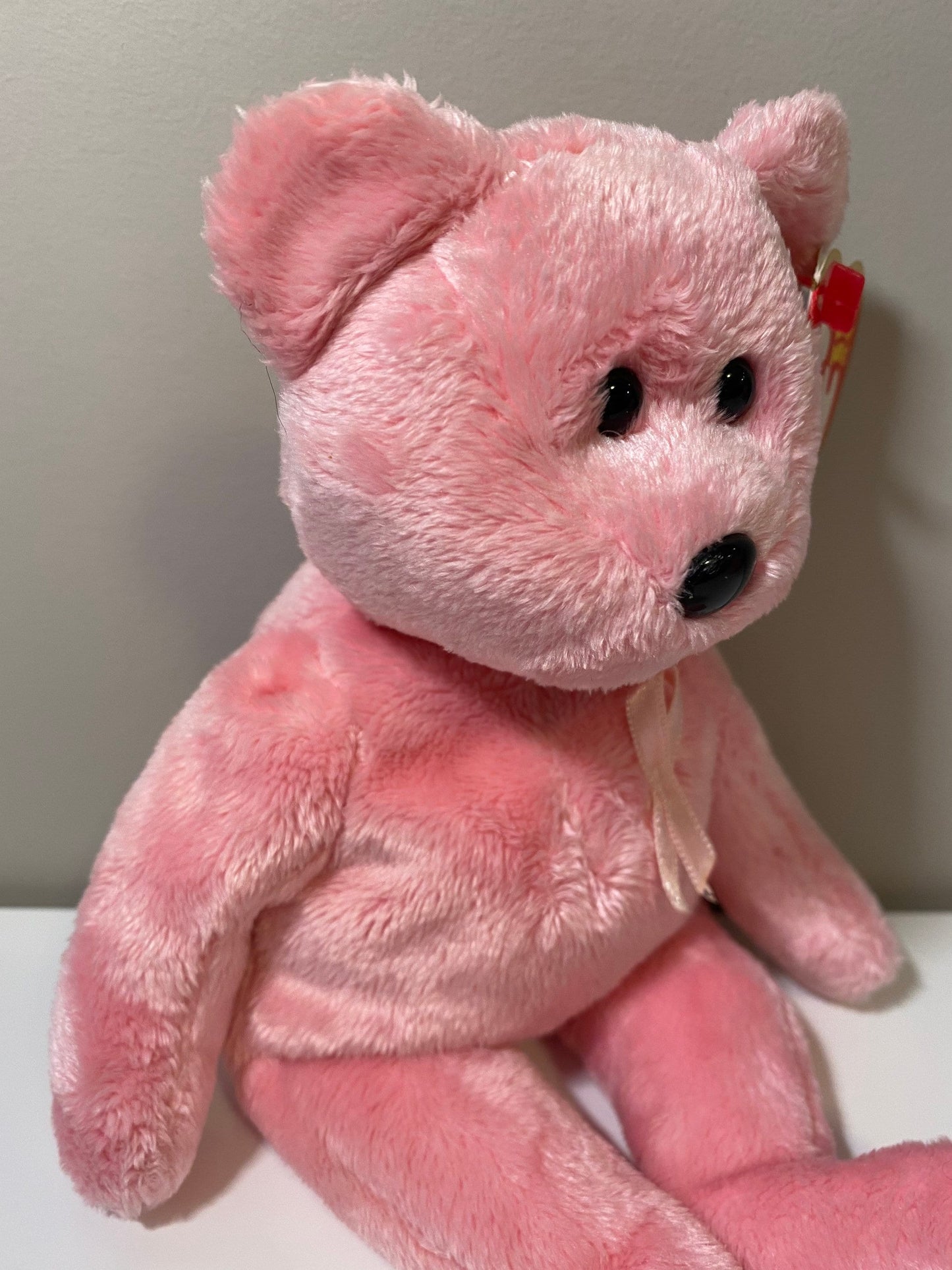 Ty Beanie Baby “Awareness” the Breast Cancer Awareness Bear (8.5 inch)