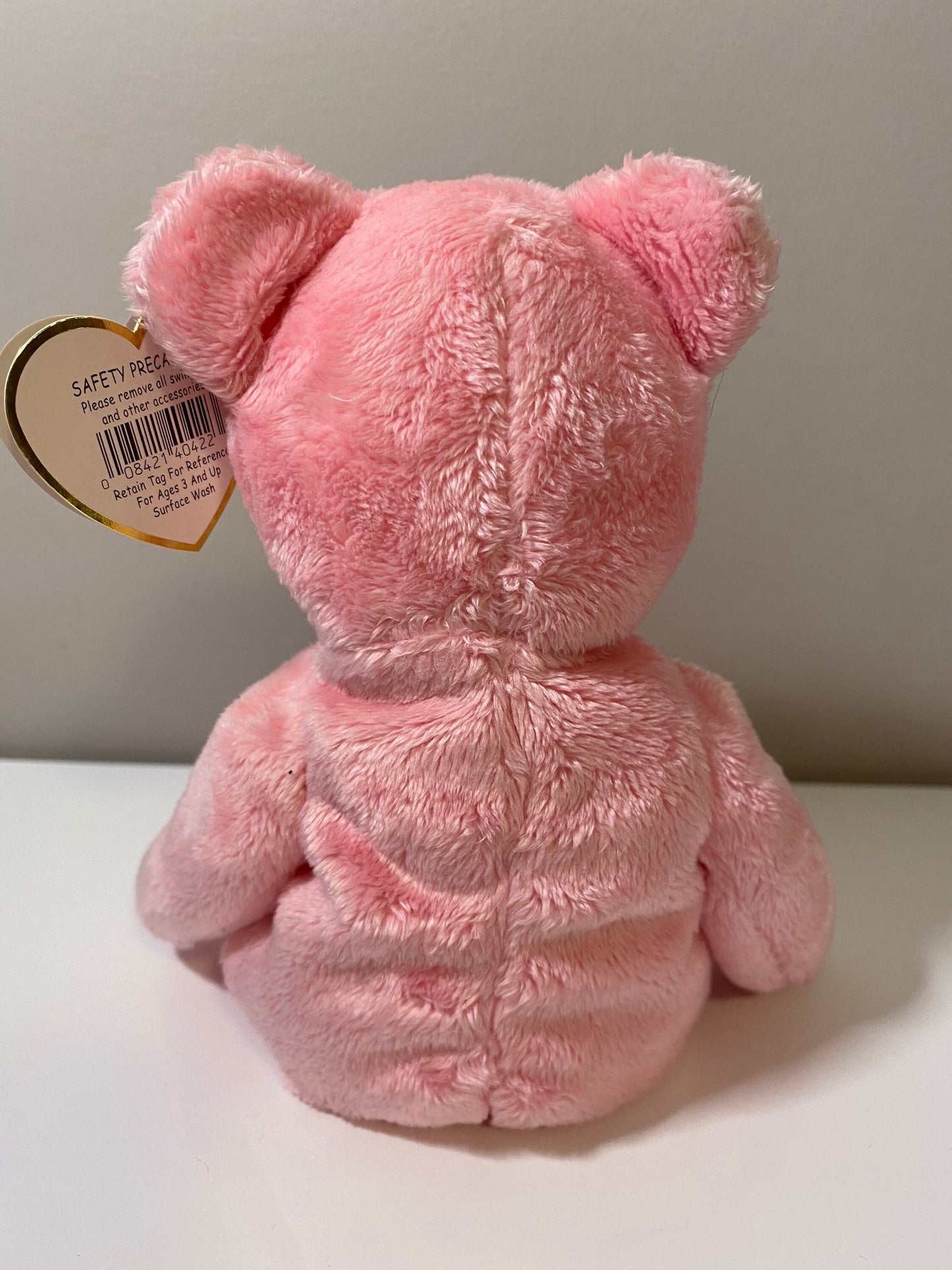 Ty Beanie Baby “Awareness” the Breast Cancer Awareness Bear (8.5 inch)