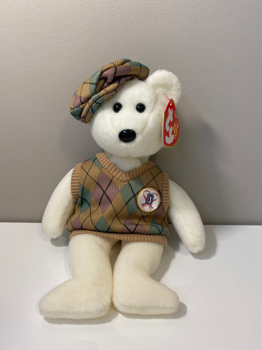 Ty Beanie Baby “Tour Teddy” the PGA Golf Bear (8.5 inch)