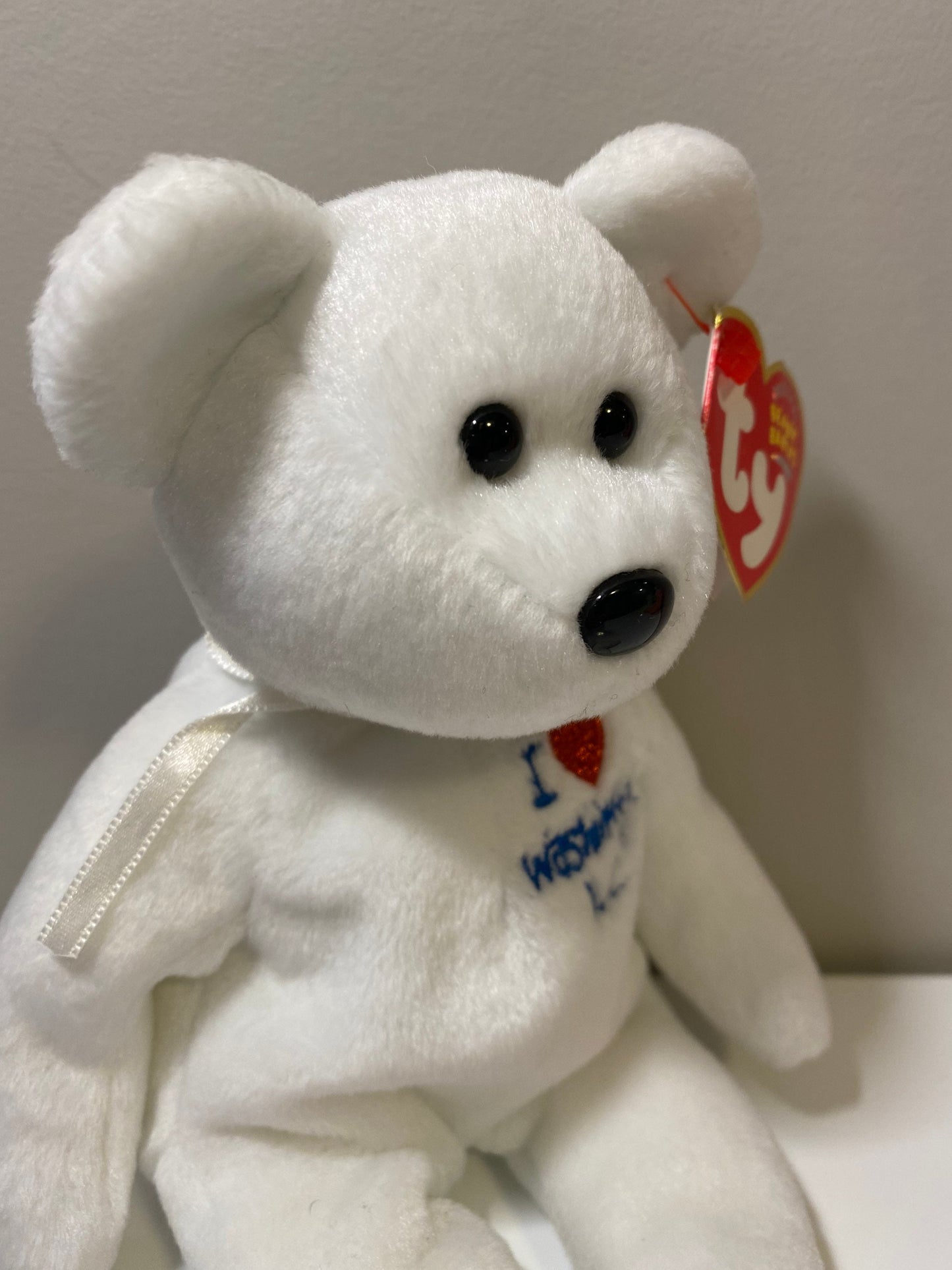 Ty Beanie Baby “Washington D.C.” the I Love Washington D.C. State Bear - Show Exclusive (8.5 inch)