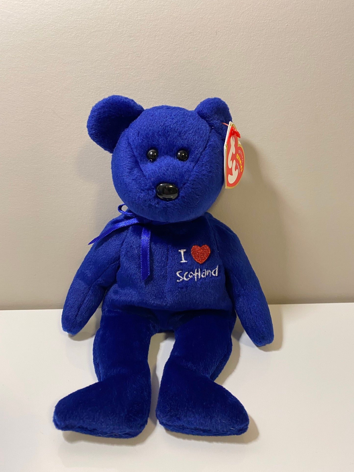 Ty Beanie Baby “Scotland” the I Love Scotland Bear - UK Exclusive (8.5 inch)