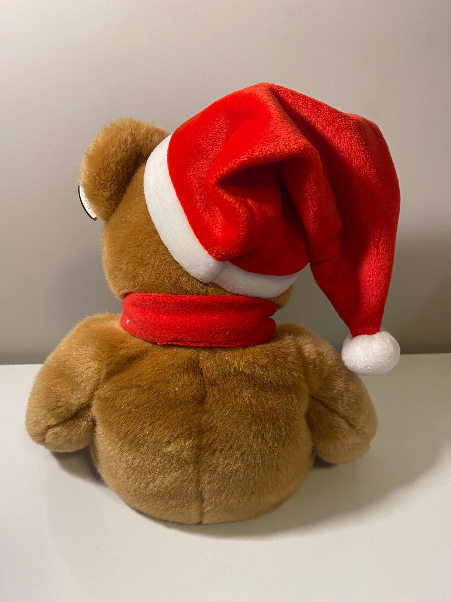 Ty Beanie Buddy “1997 Holiday Teddy” the Holiday Bear  (14 inch)