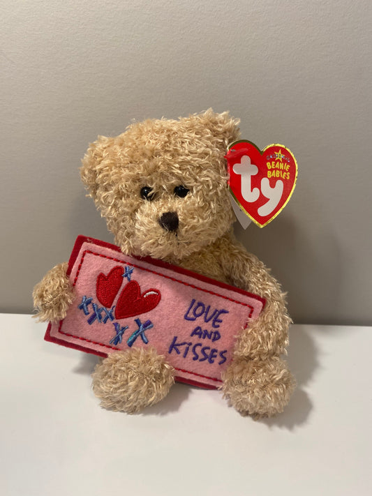 Ty Beanie Baby “Love and Kisses” the Bear - Greetings Collection (5 inch)