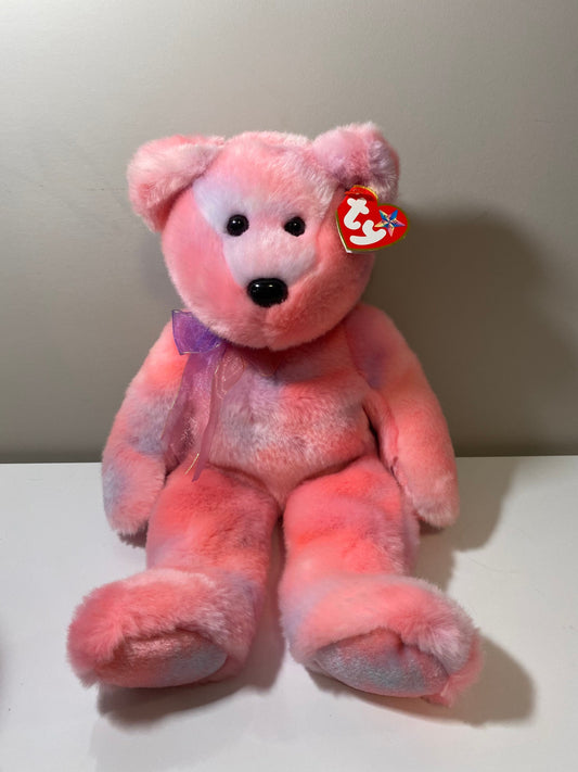 Ty Beanie Buddy “Clubby V” the Pink Bear ie (13.5 inch)