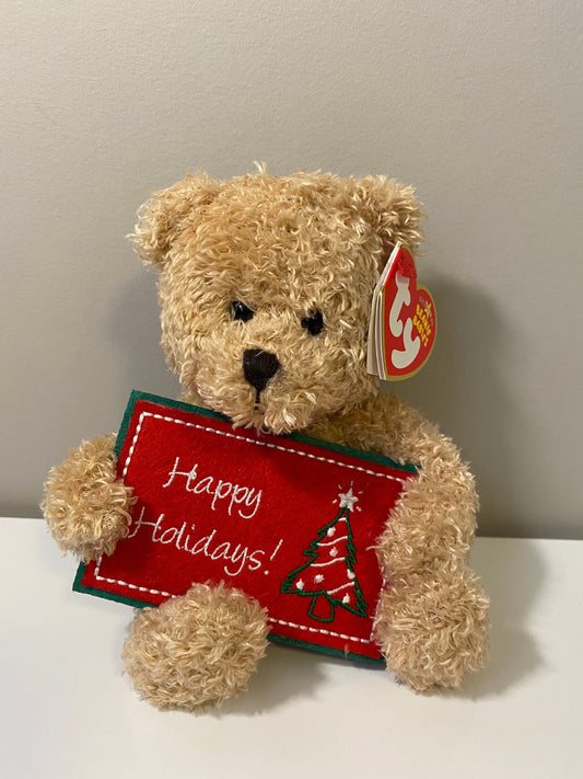 Ty Beanie Baby “Happy Holidays” the Bear - Greetings Collection (5.5 inch)