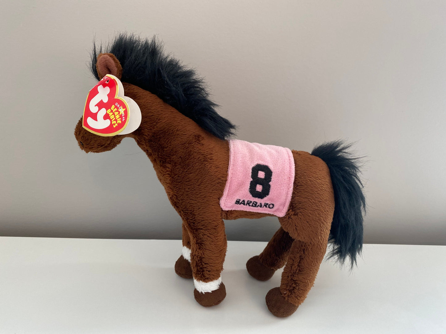 Ty Beanie Baby “Barbaro” the Horse - Kentucky Derby Winner! (8 inch)