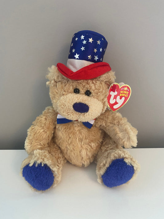 Ty Beanie Baby “Independence” the American USA Bears in Red, White, or Blue! (8 inch)