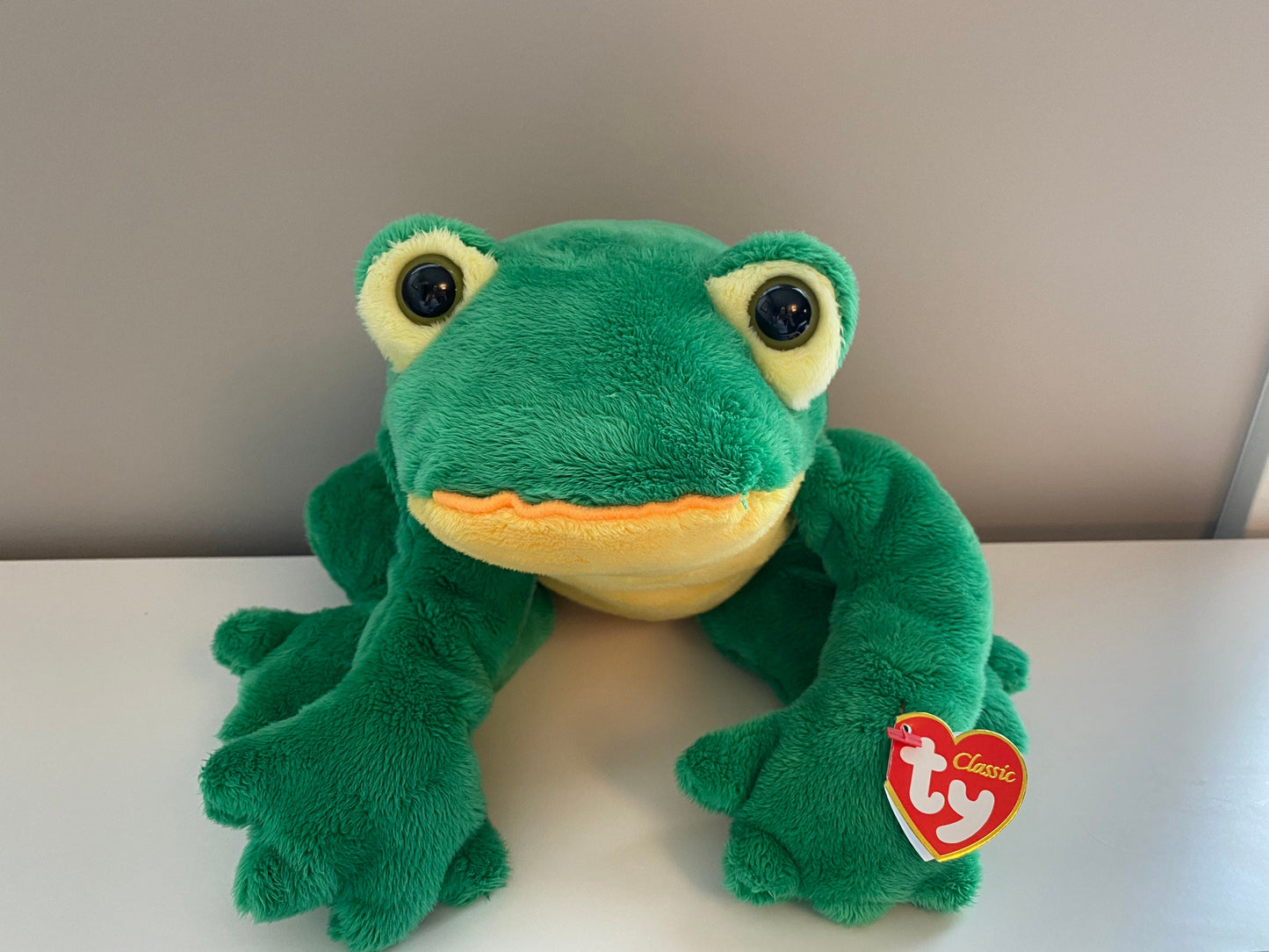 Ty Classics Collection “Bayou” the Croaking Frog  (16 inch)