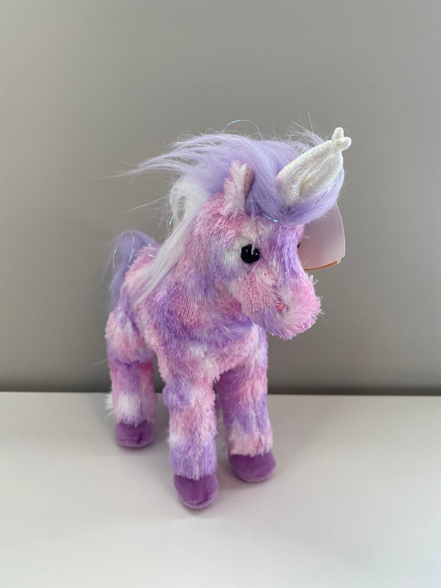 Ty Beanie Baby “Stargazer” the Purple and Pink Unicorn *Rare* (7 inch)