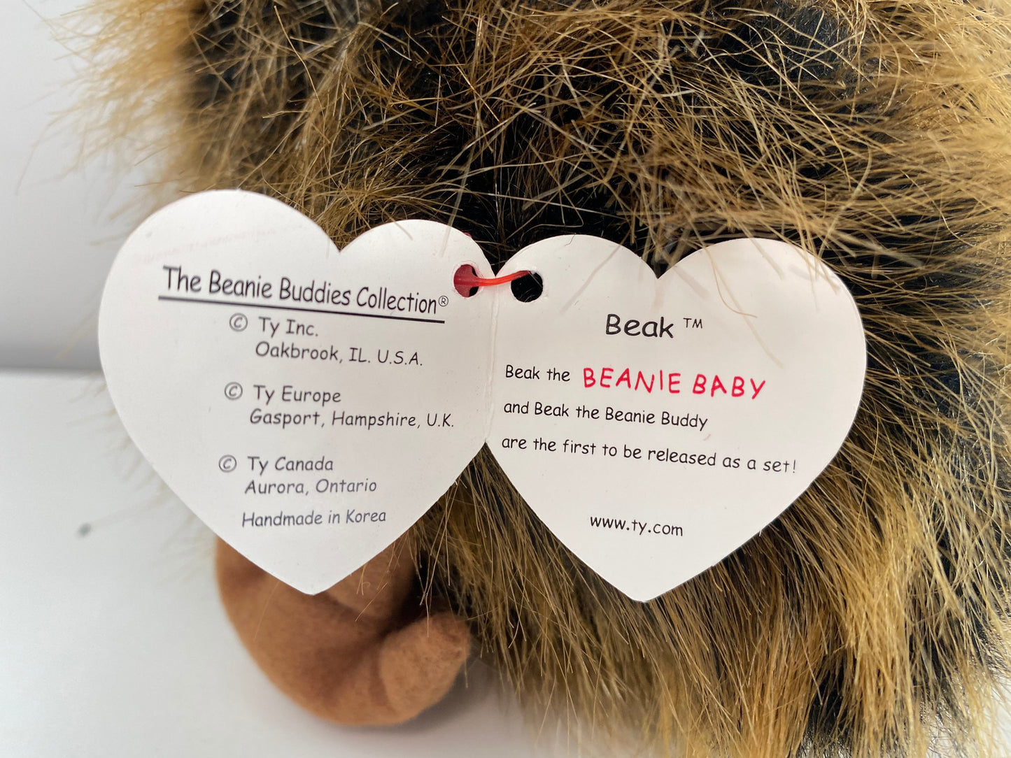 Ty Beanie Buddy “Beak” the Kiwi Bird (7.5 inch)