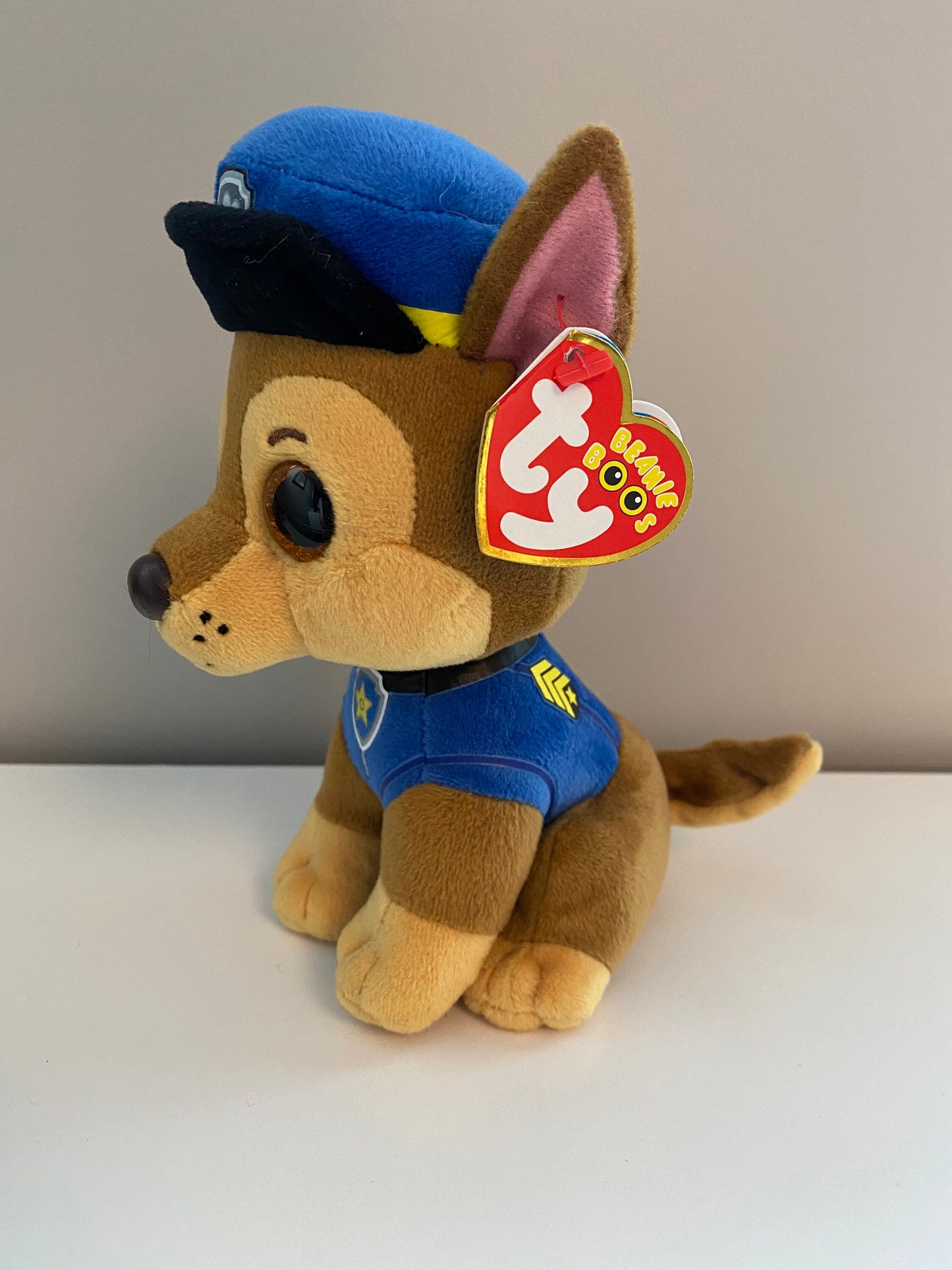 Ty Beanie Boo “Chase” the German Shepherd - Paw Patrol Dog Plush (6 inch)