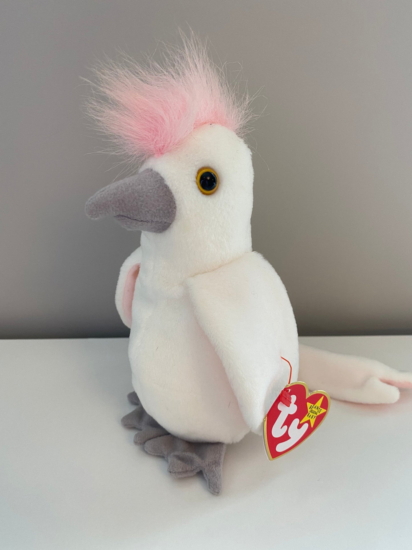 Ty Beanie Baby “Kuku” the Cockatoo! (6.5 inch)