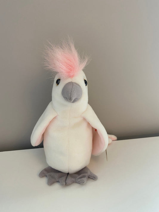 Ty Beanie Baby “Kuku” the Cockatoo! (6.5 inch)