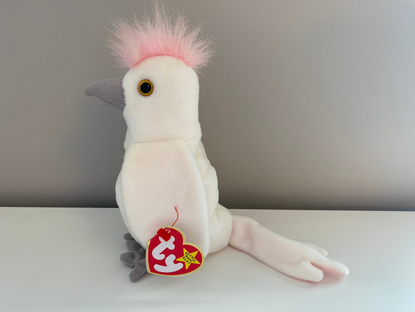 Ty Beanie Baby “Kuku” the Cockatoo! (6.5 inch)