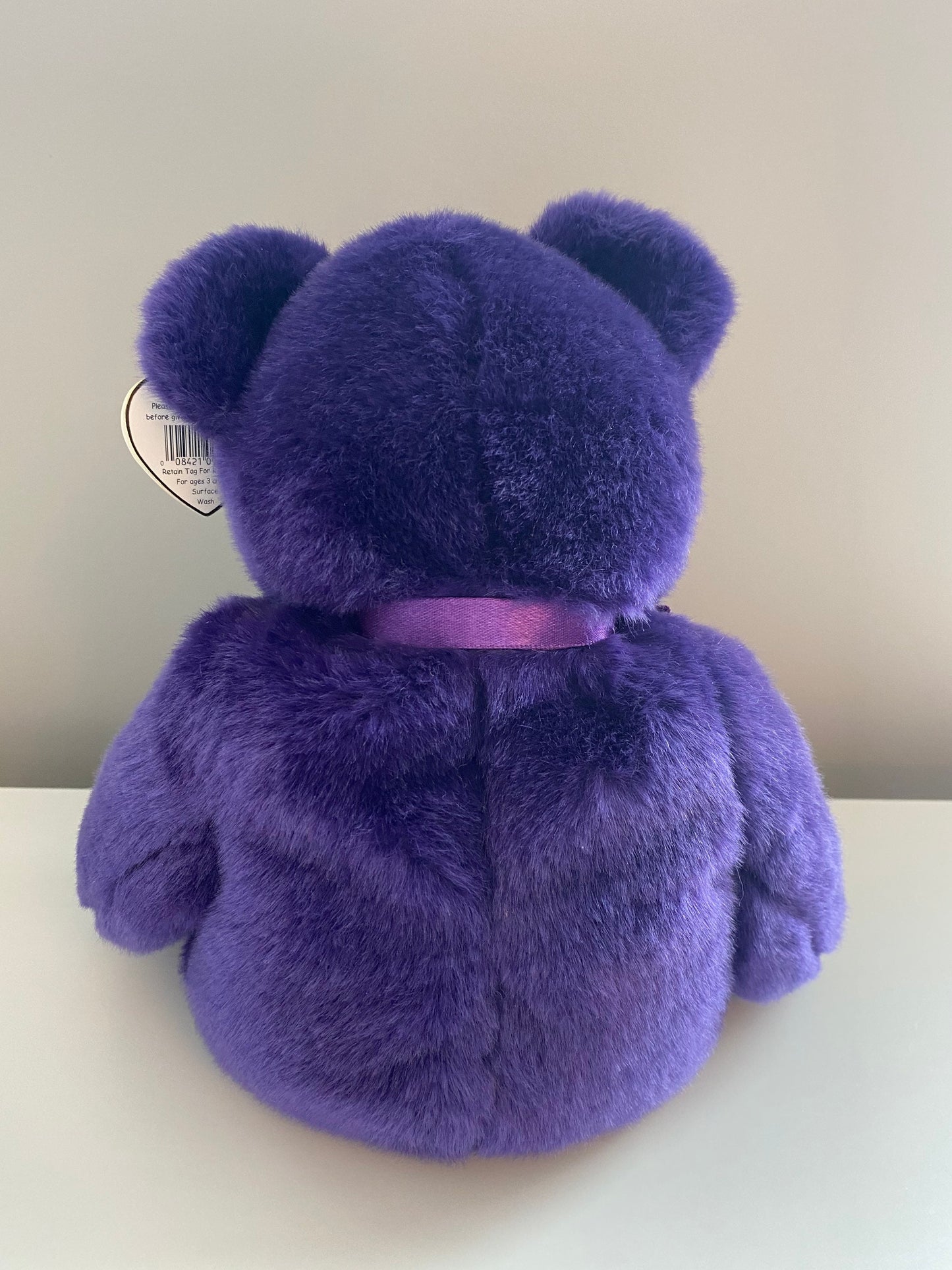 Ty Beanie Buddy “Princess” the Purple Princess Diana Bear (14 inch)