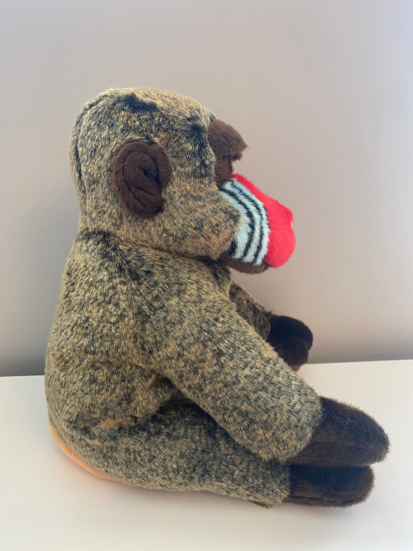 Ty Beanie Buddy Cheeks the Rainbow Butt Baboon!  (10.5 inch)