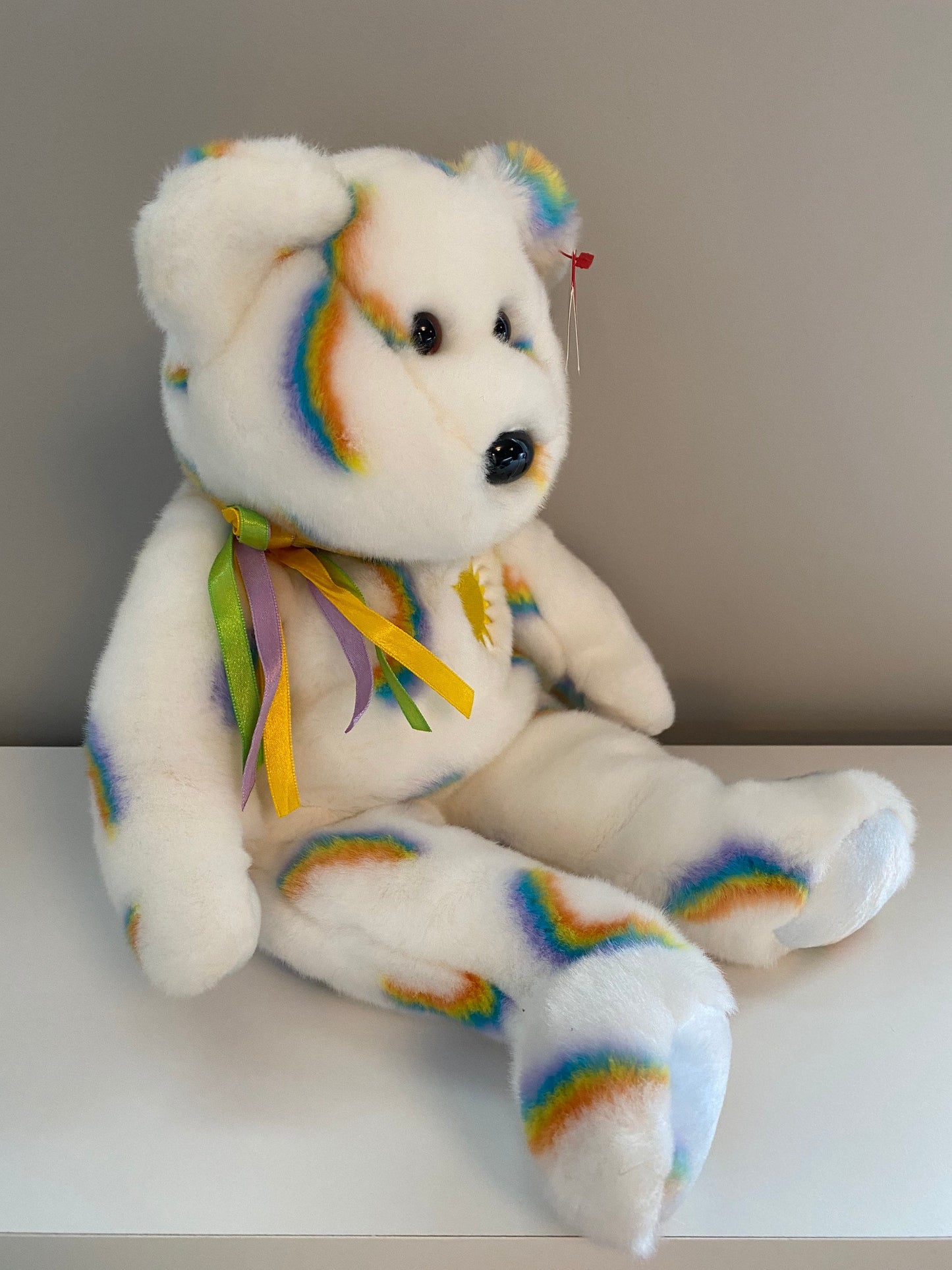 Ty Beanie Buddy “Cheery” the Sunshine Bear  (14 inch)