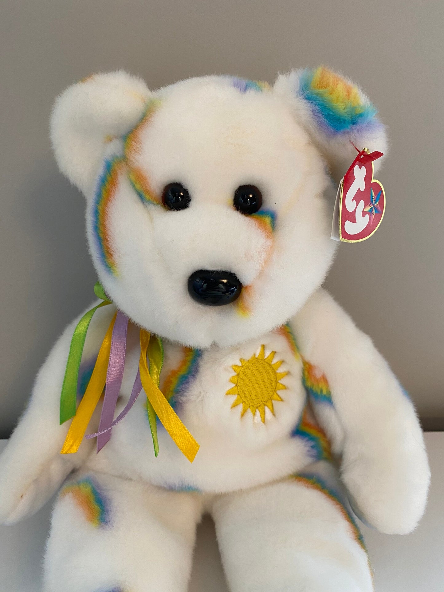 Ty Beanie Buddy “Cheery” the Sunshine Bear  (14 inch)