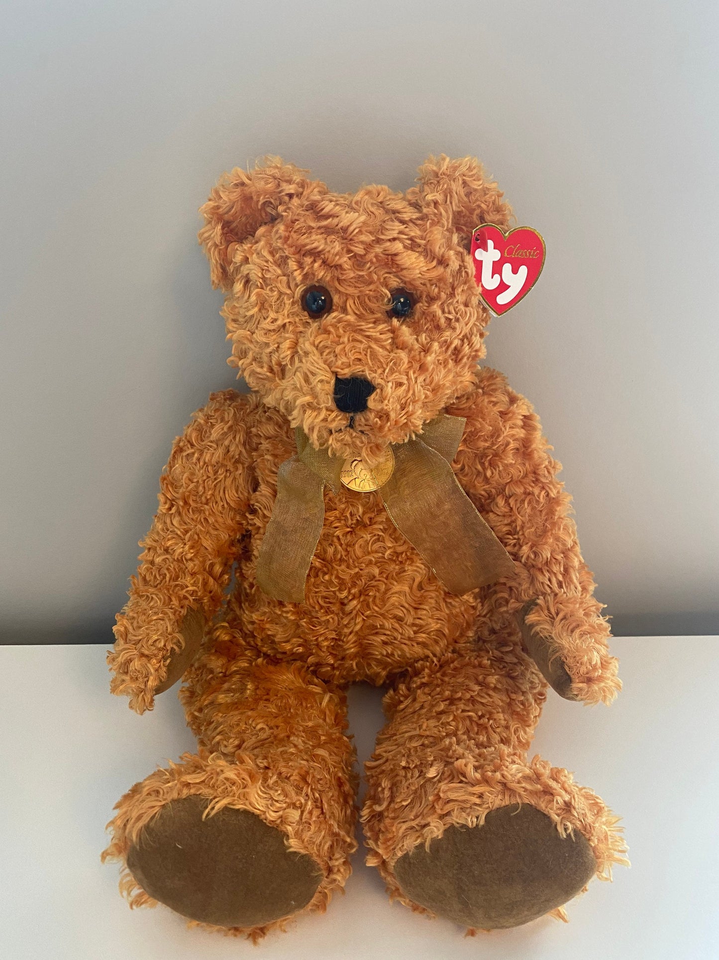 Ty Classics Collection “Teddybearsary” the 100 year Teddy Anniversary Bear (14 inch)