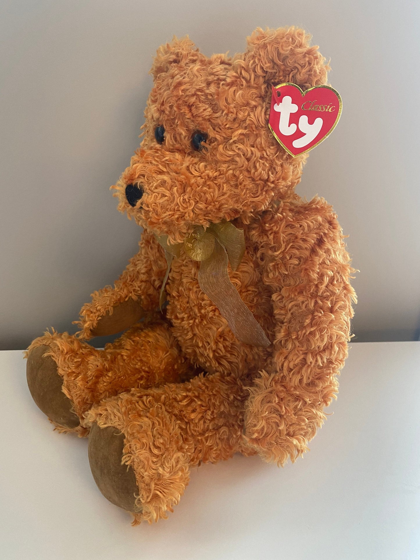 Ty Classics Collection “Teddybearsary” the 100 year Teddy Anniversary Bear (14 inch)