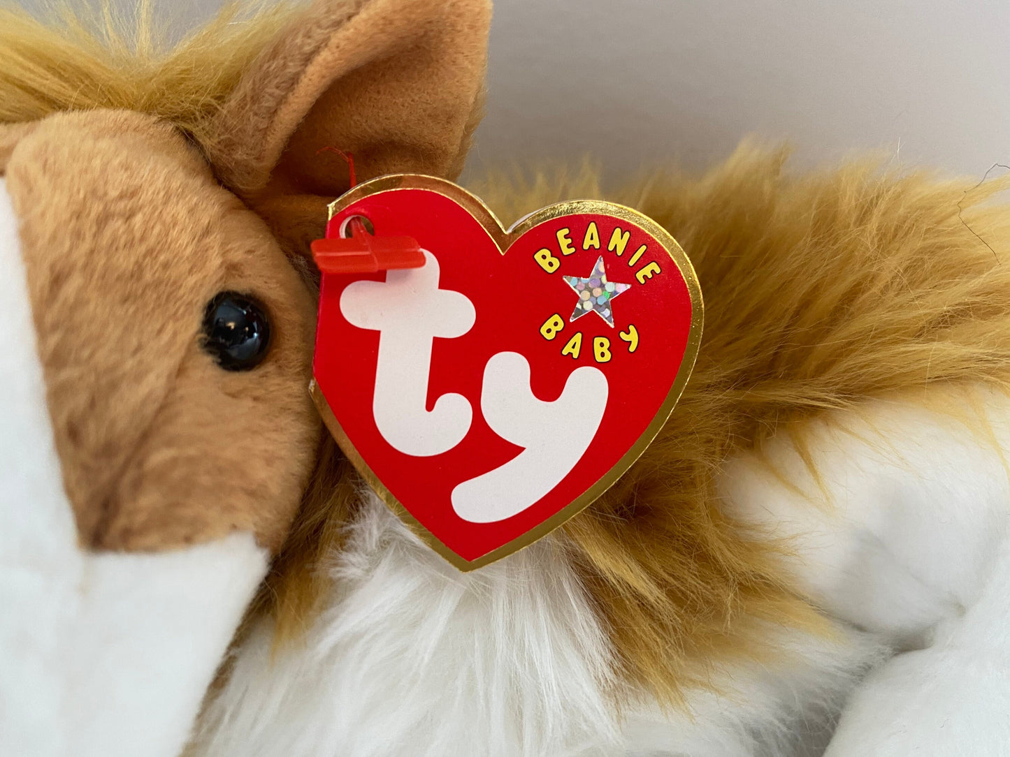 Ty Beanie Baby “Cassie” the Collie Dog  (7 inch)