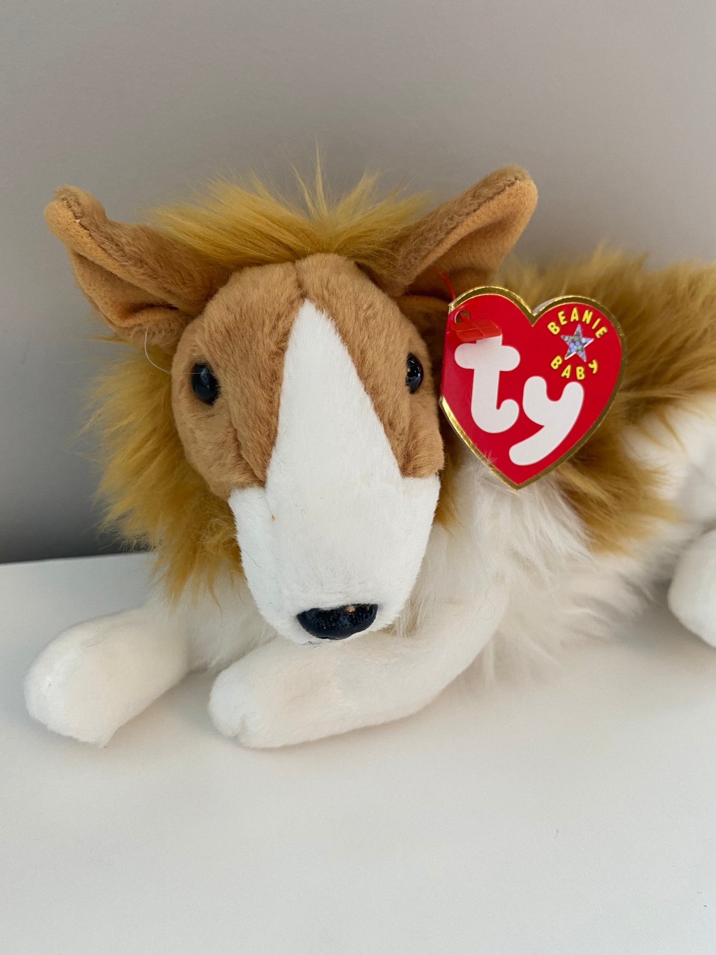 Ty Beanie Baby “Cassie” the Collie Dog  (7 inch)