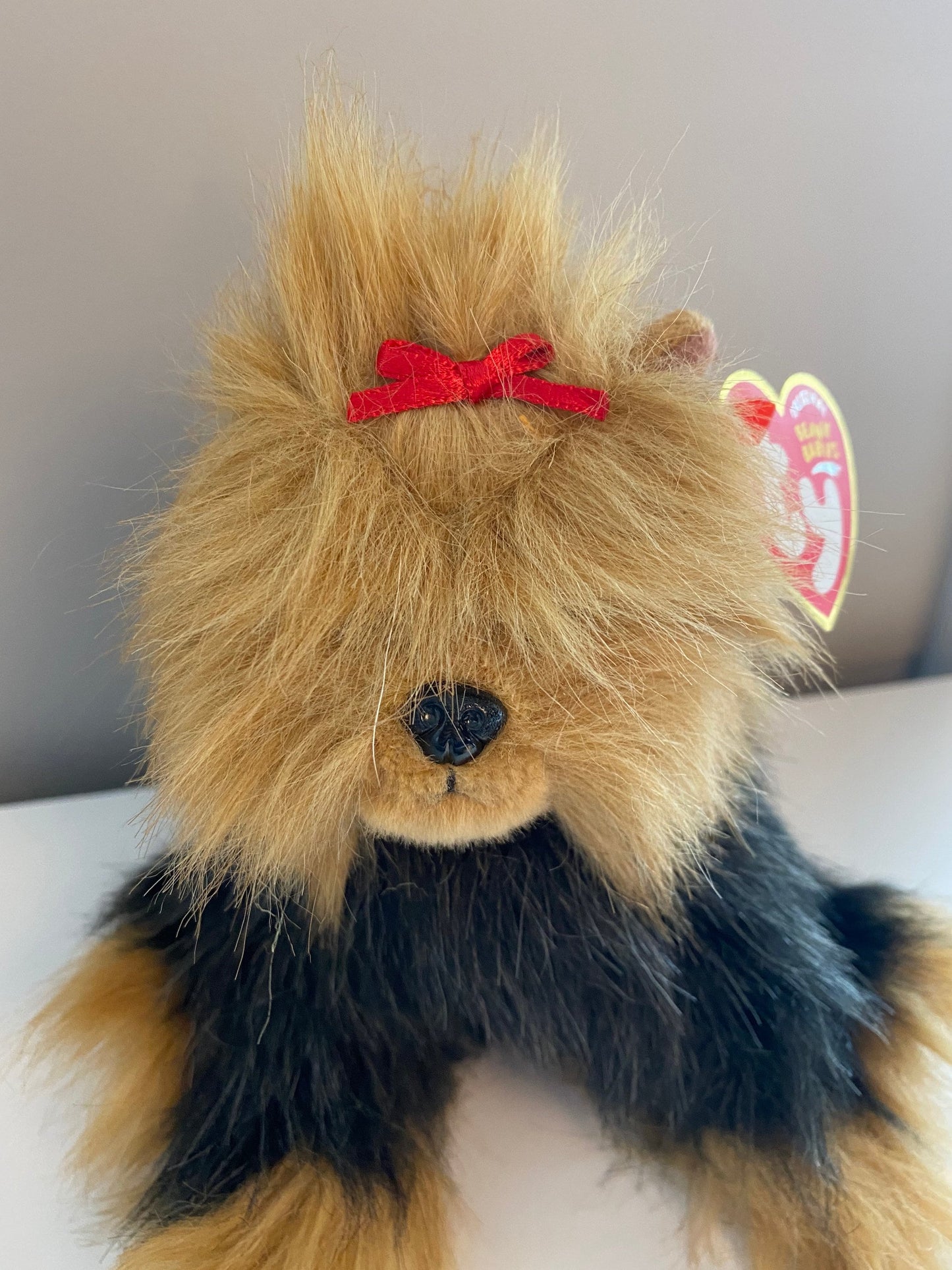 Ty Beanie Baby “Yapper” the Yorkshire Terrier Dog  (7 inch)