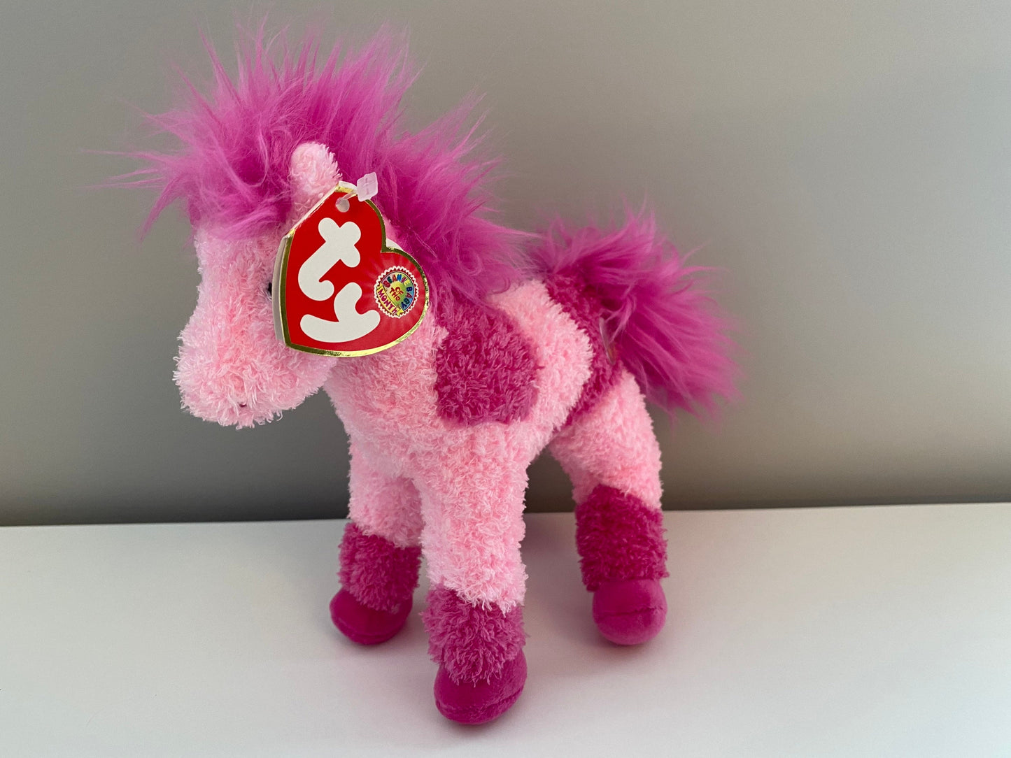 Ty Beanie Baby “Canters” the Pink Horse! Beanie Baby of the Month! (7 inch)