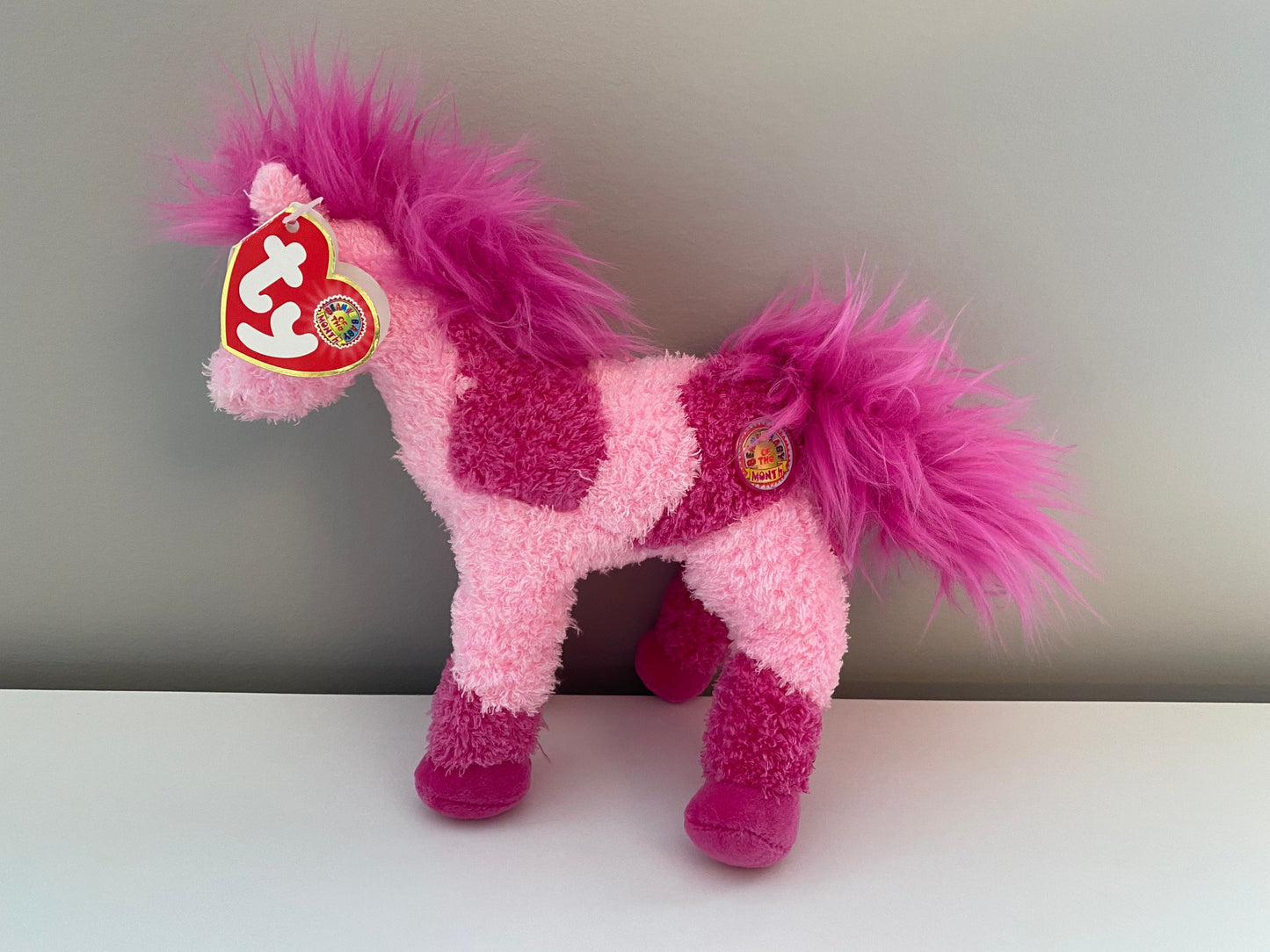 Ty Beanie Baby “Canters” the Pink Horse! Beanie Baby of the Month! (7 inch)