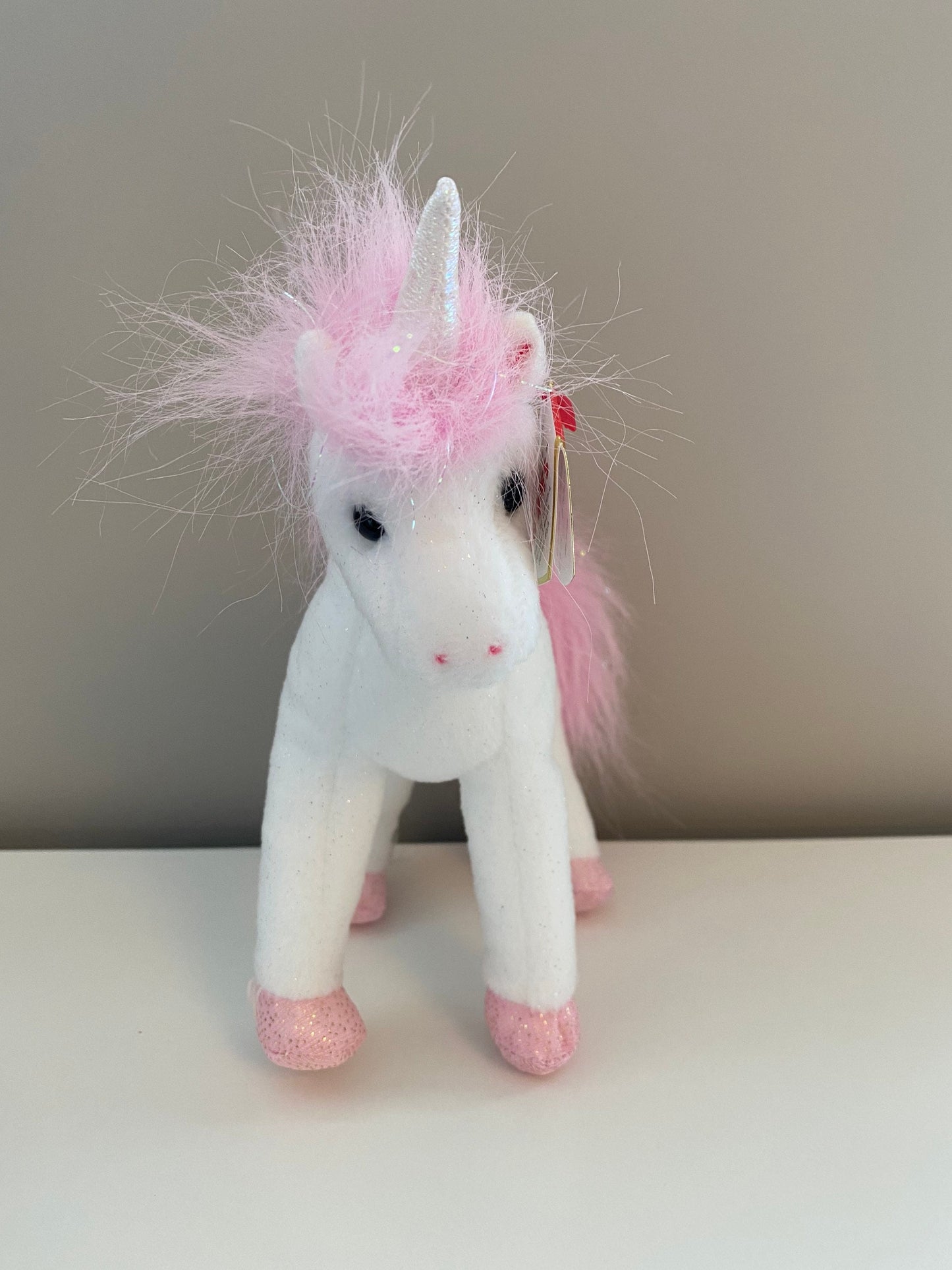 Ty Beanie Baby “Palace” the Pink Unicorn! Beanie Baby of the Month (7 inch)