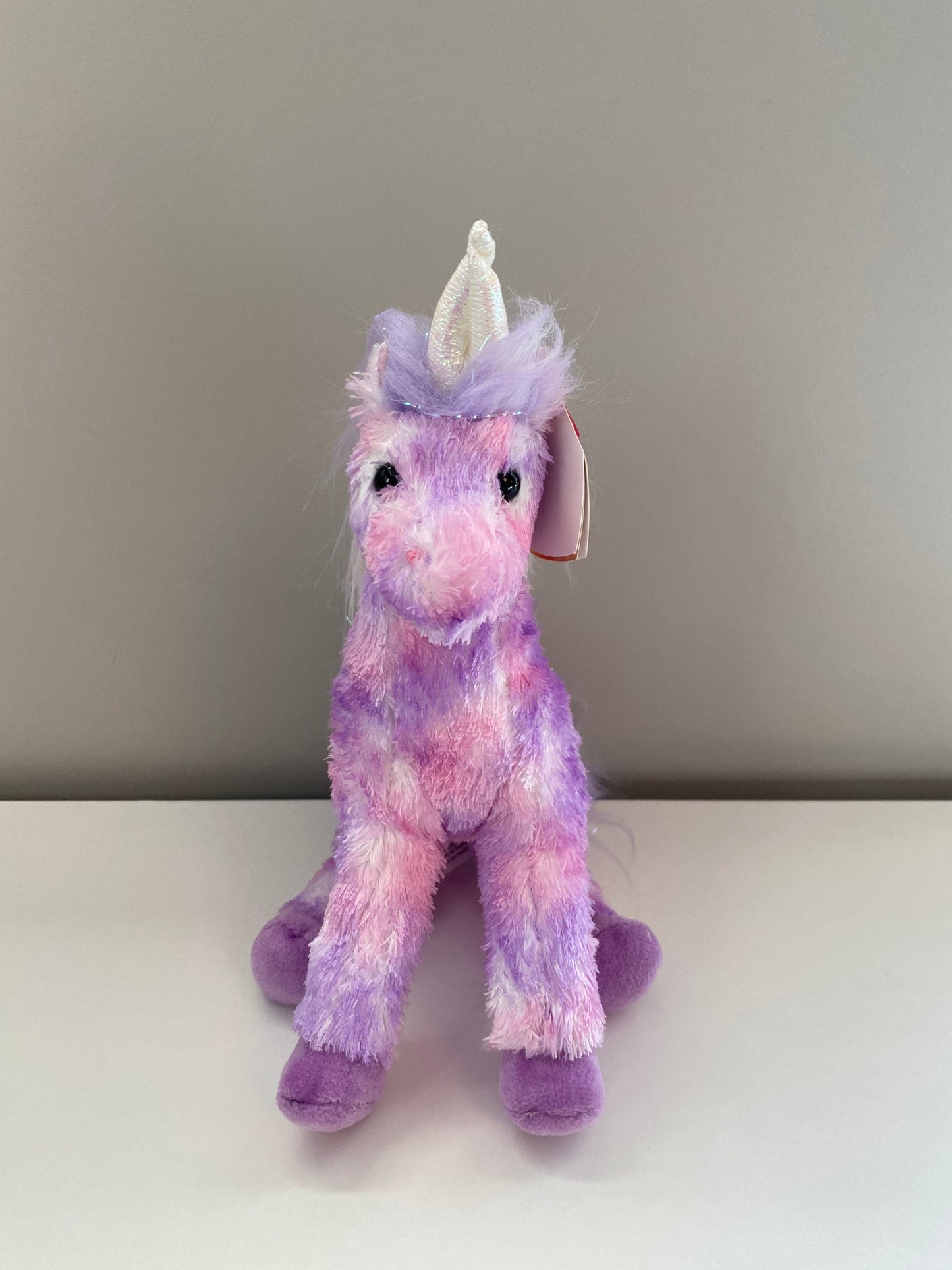 Ty Beanie Baby “Stargazer” the Purple and Pink Unicorn *Rare* (7 inch)