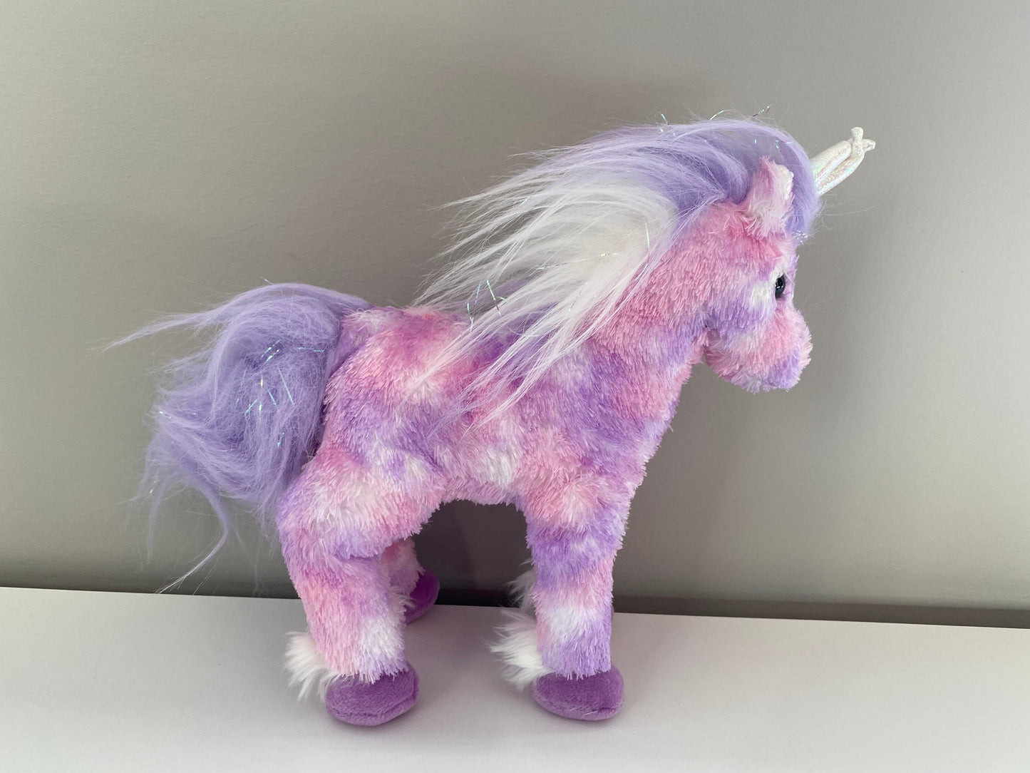 Ty Beanie Baby “Stargazer” the Purple and Pink Unicorn *Rare* (7 inch)