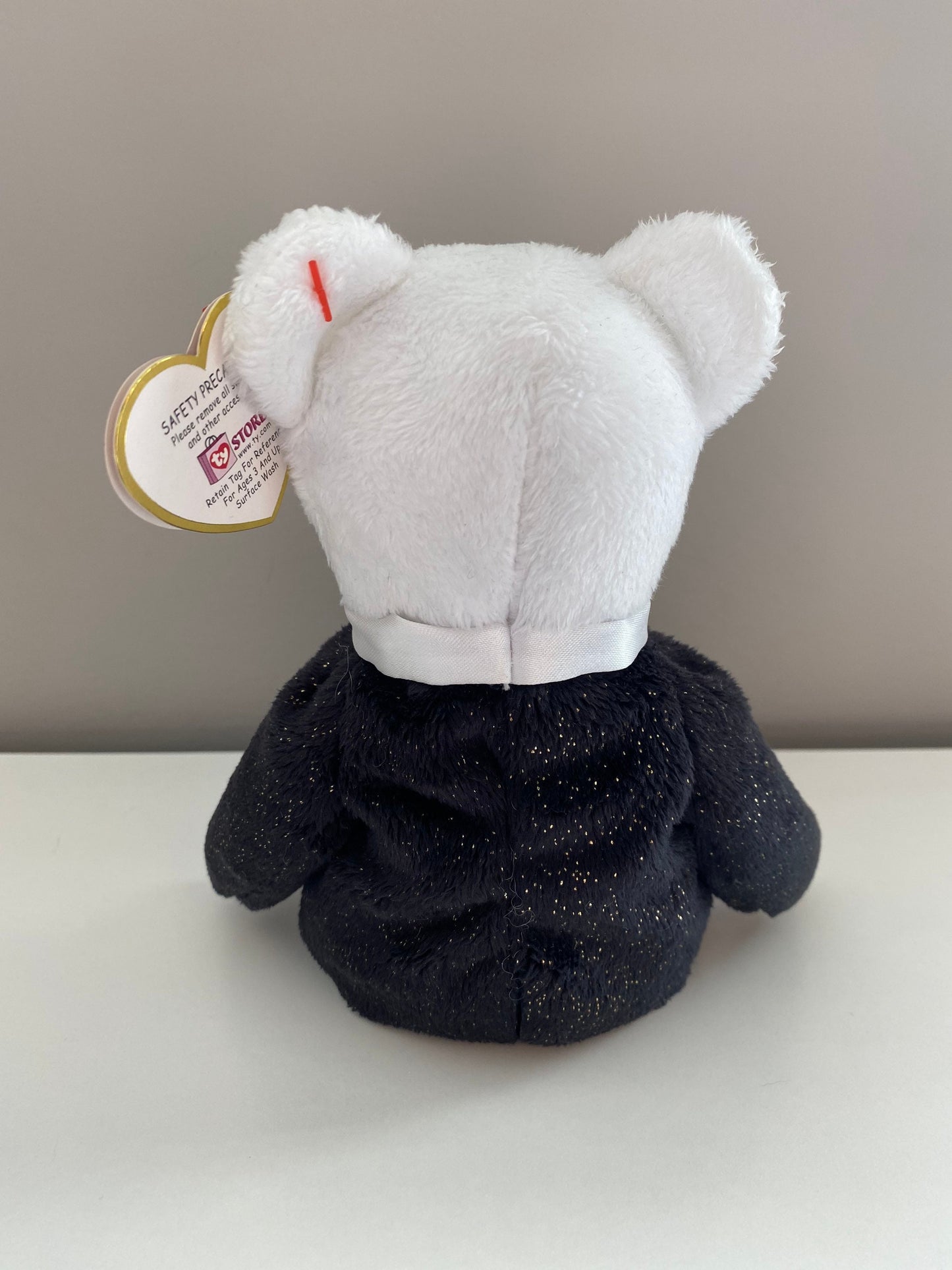 Ty Beanie Baby “Countdown” the New Years Eve Bear - Internet Exclusive. Available in all 3 Countdown Variations  (8.5 inch)