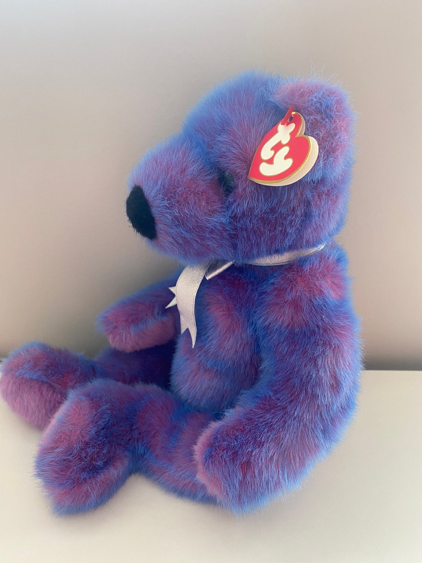 Ty Classics Collection “Purplebeary” the Adorable Purple and Blue Bear  (14.5 inch)