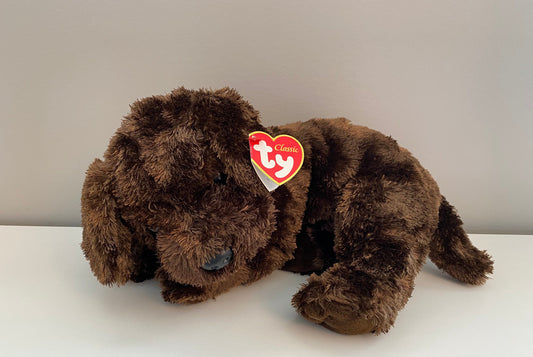 Ty Classics Collection “Nuzzle” the Chocolate Lab  *Rare* (12 inch)