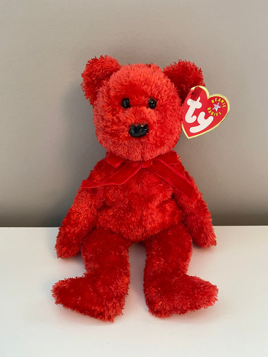 Ty Beanie Baby “Sizzle” the red bear! (8.5 inch)