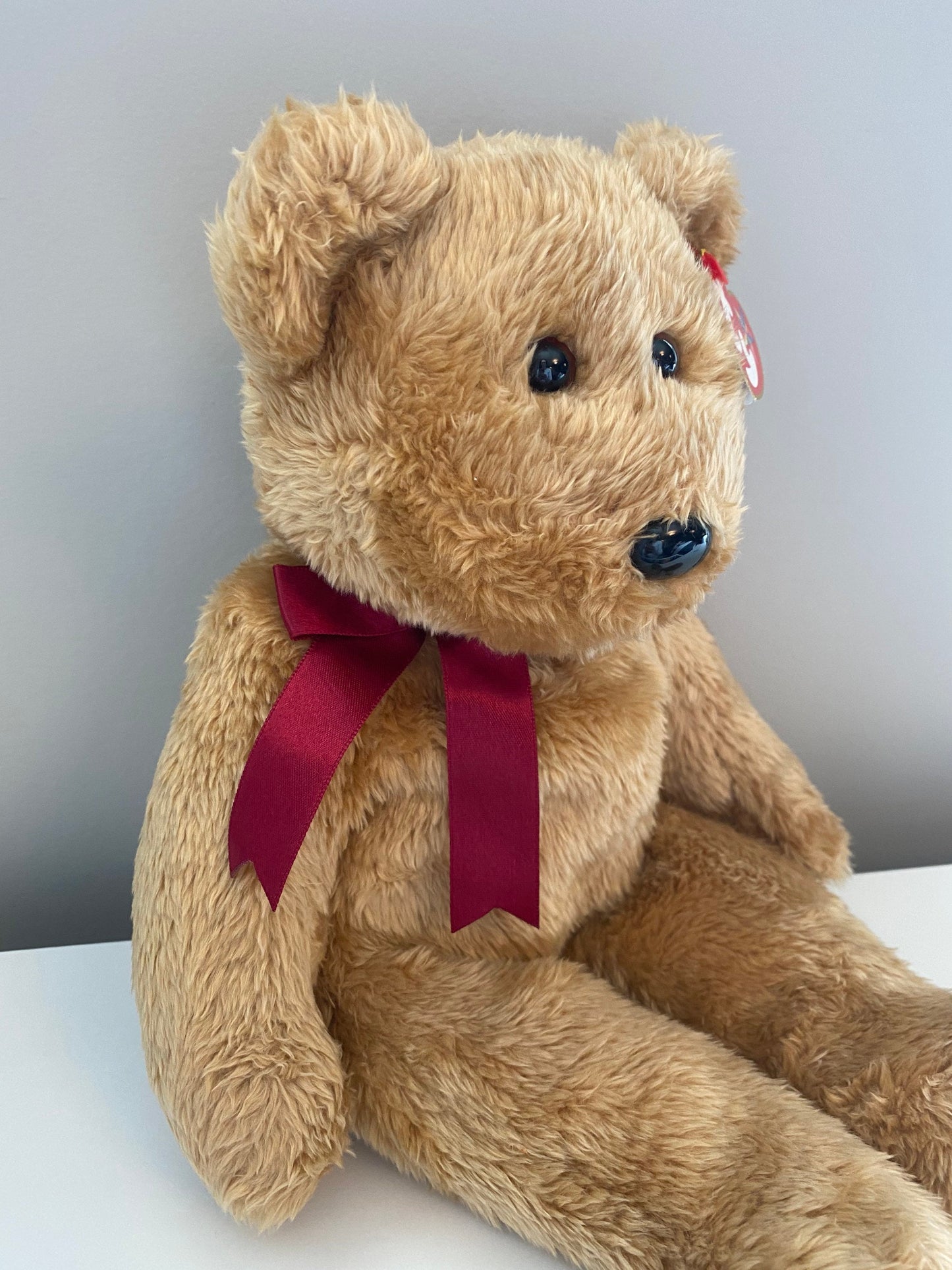 Ty Beanie Buddy “Curly” the Bear (14 inch)