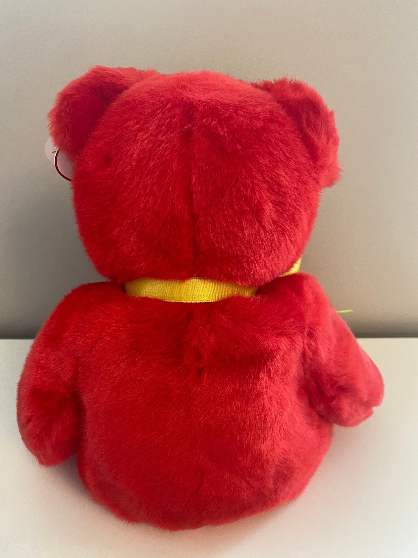 Ty Beanie Buddy “Osito” the Red Mexican Bear Plush (14 inch)