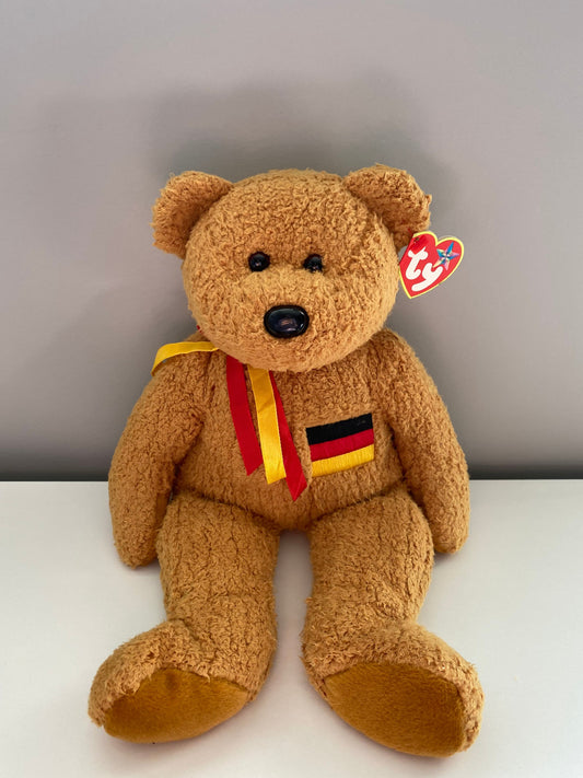 Ty Beanie Buddy “Germania” the Bear - German Exclusive (14 inch)