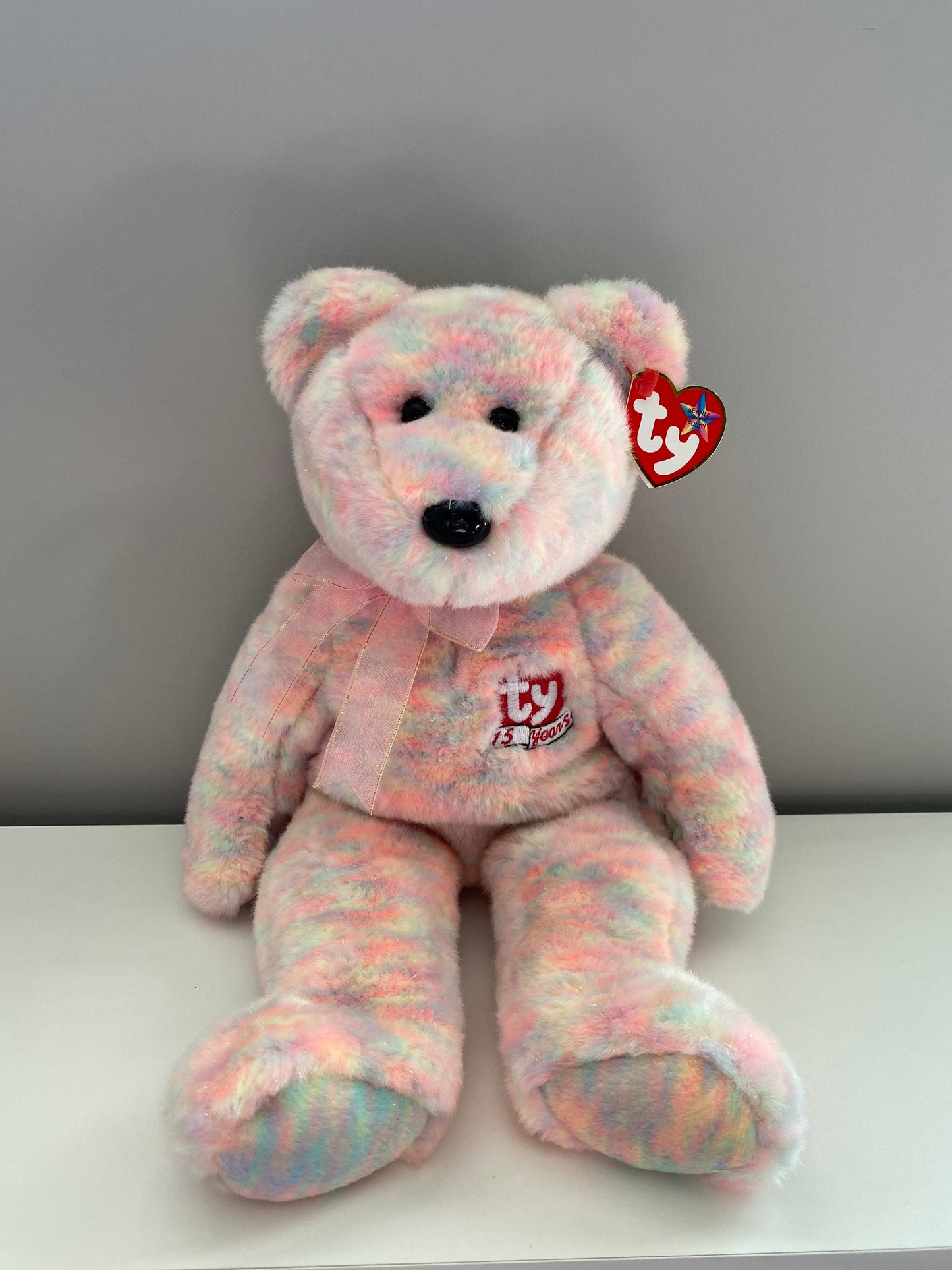 Ty Beanie Buddy “Celebrate” the Bear (14 inch)