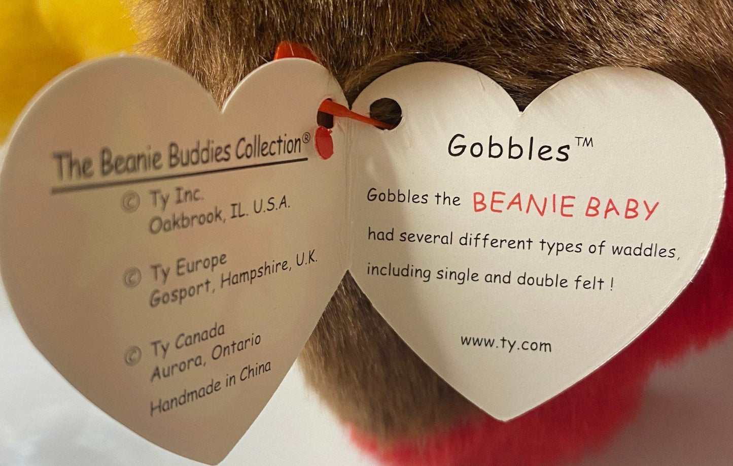 Ty Beanie Buddy “Gobbles” the Turkey (9 inch)