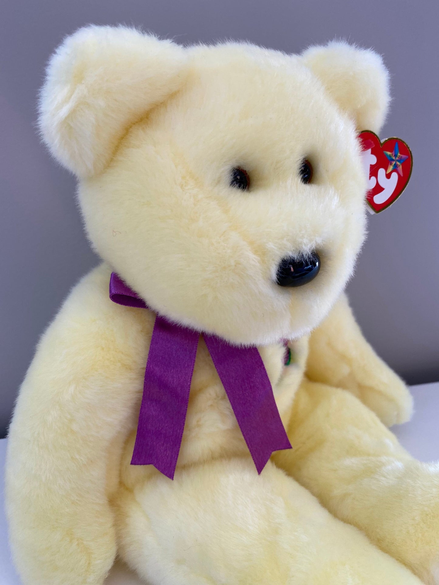 Ty Beanie Buddy “Mother” the Yellow Bear  (13.5 inch)