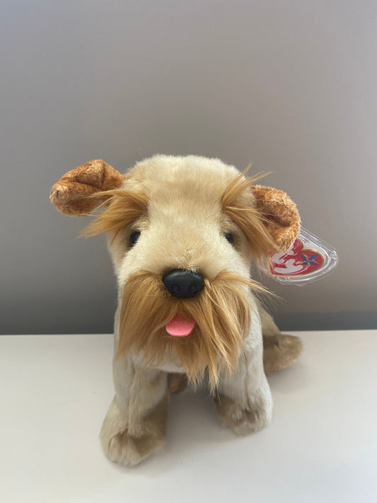 Ty Beanie Buddy “Schnitzel” the Schnauzer Dog  (13 inch)