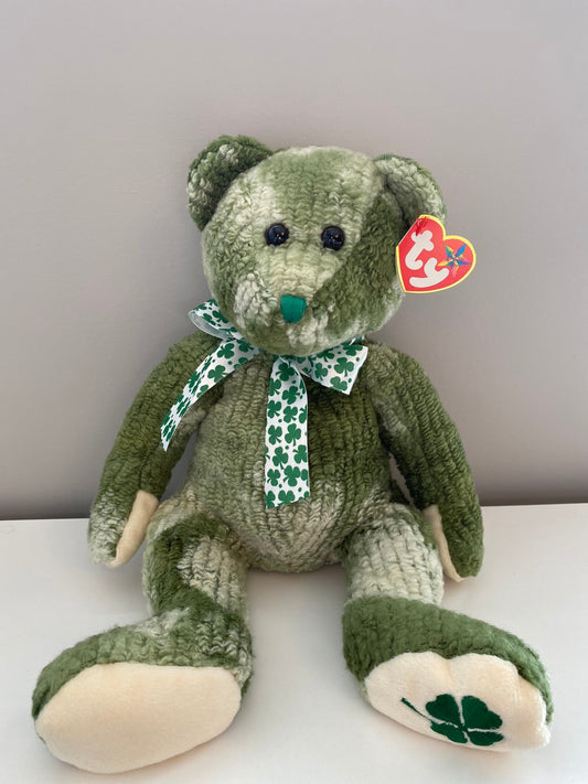 Ty Beanie Buddy “Mcwooly” the Irish Bear (13 inch)