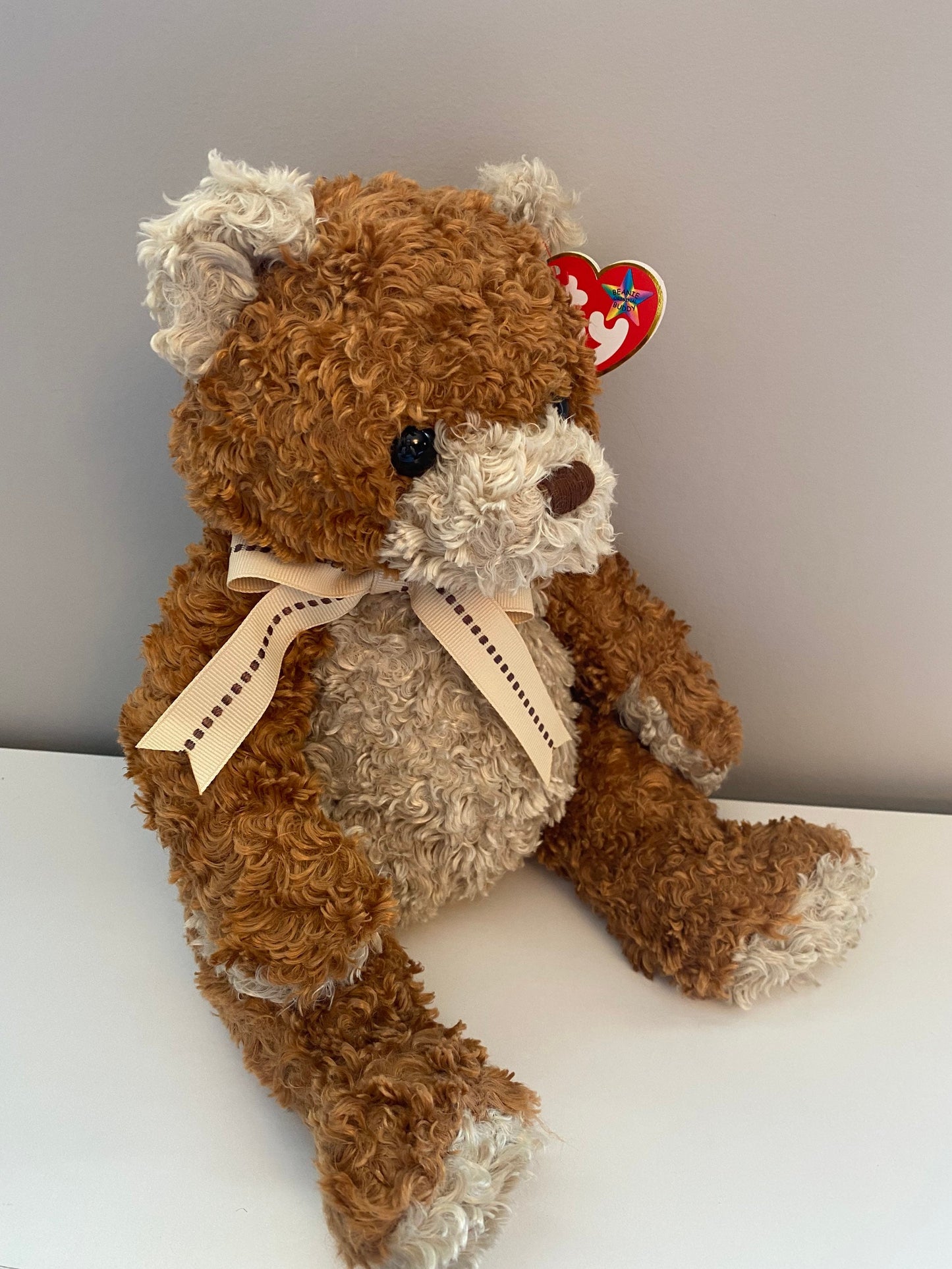 Ty Beanie Buddy “Whittle” the Bear (12 inch)