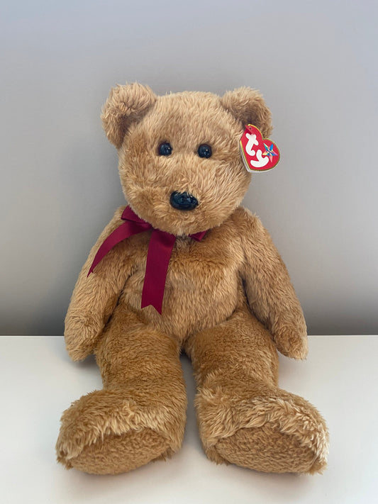 Ty Beanie Buddy “Curly” the Bear (14 inch)