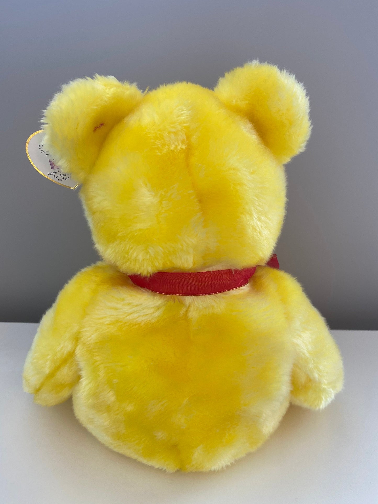 Ty Beanie Buddy “Tradee” the Yellow Bear  (14 inch)