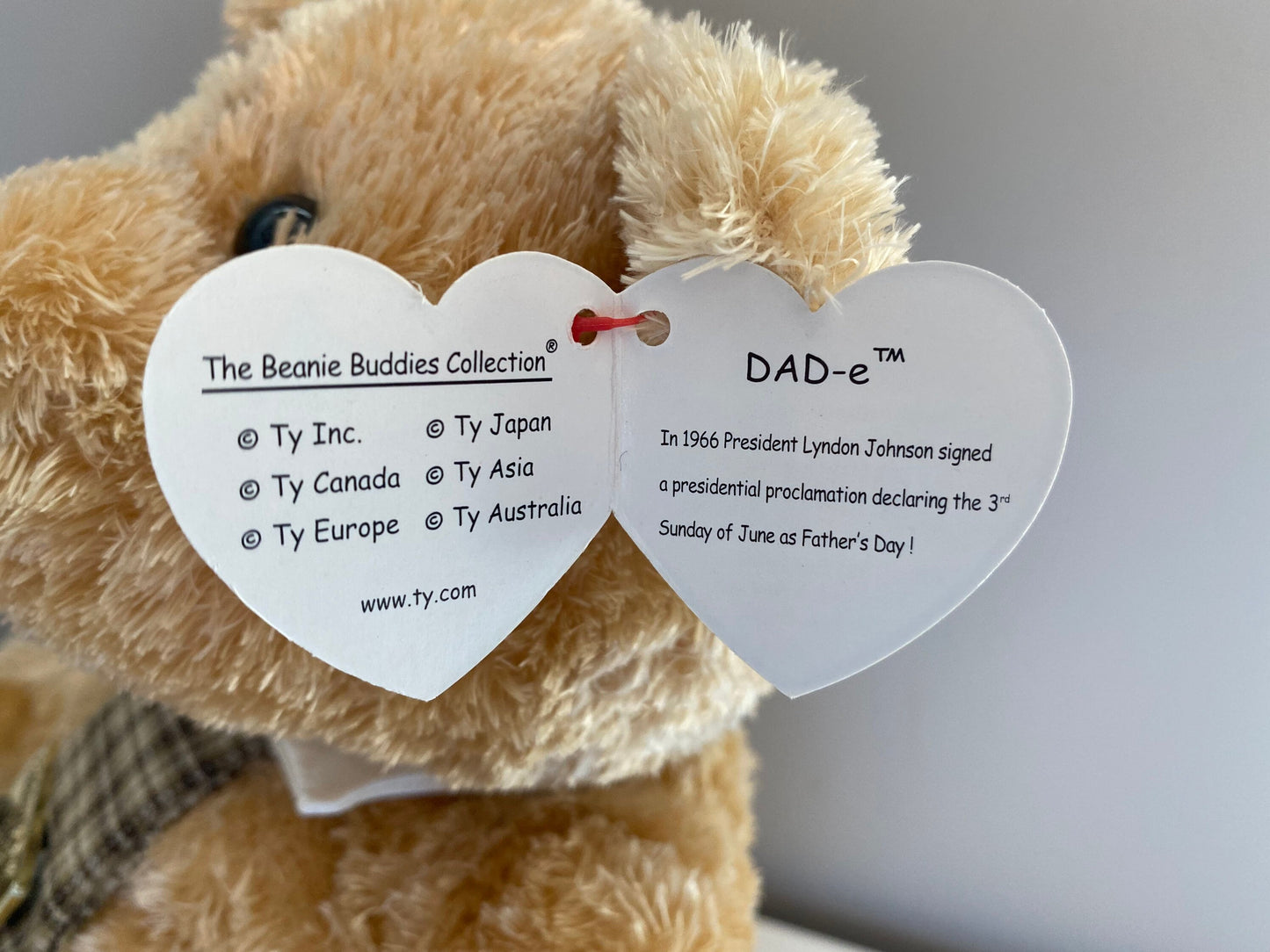 Ty Beanie Buddy “Dad-e” the Fathers Day or “Just because” Gift for Dad! (14 inch)