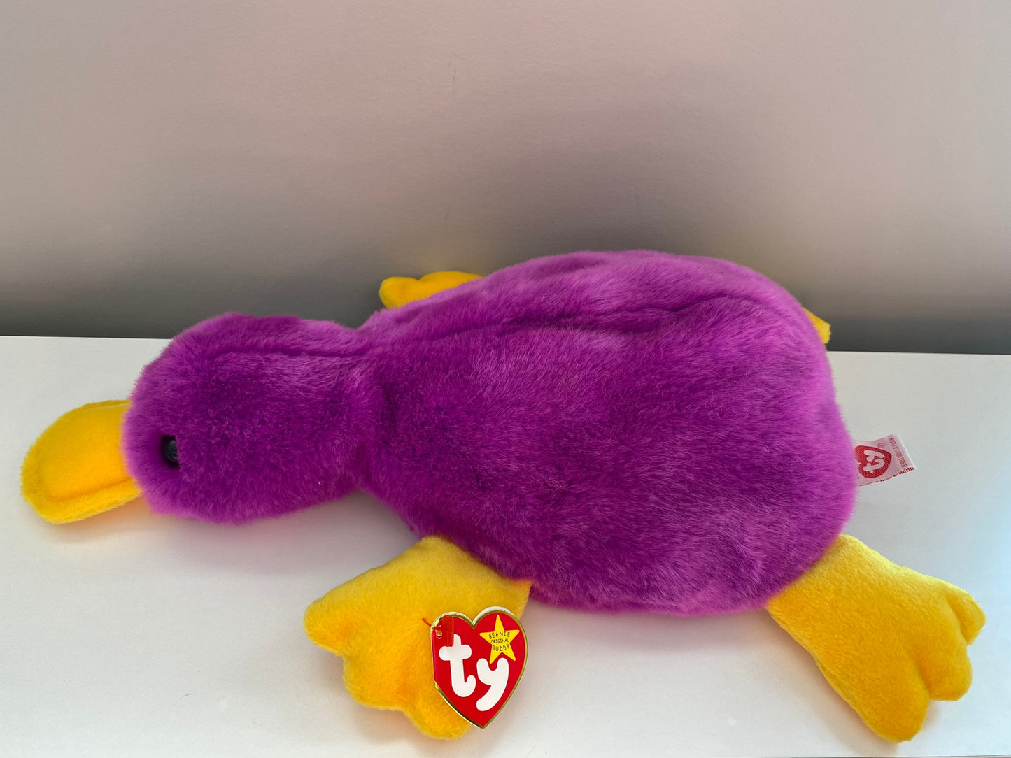 Ty Beanie Buddy “Patti” the Purple Platypus (14.5 inch)