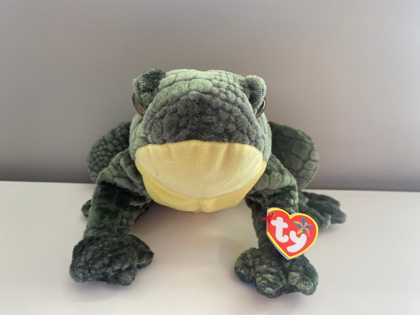 Ty Beanie Buddy “Ponder” the Frog (11 inch)